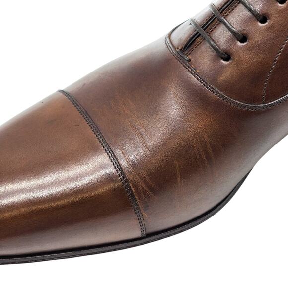 Christian Louboutin Greggo Leather Oxford Shoes in Brown EU 43.5 US 10.5 - $995 - Picture 7 of 9